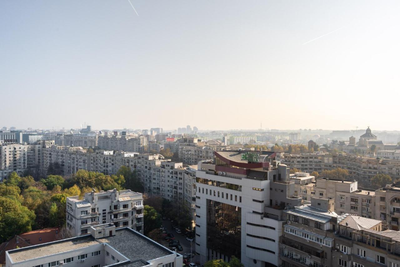 Central Apartment Tower Bukarest Exterior foto